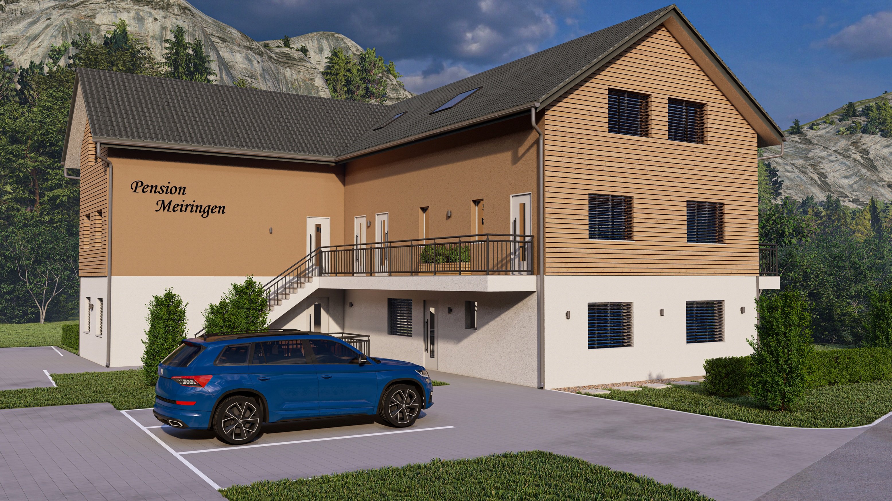 Appartementhaus mit Wellness Balm